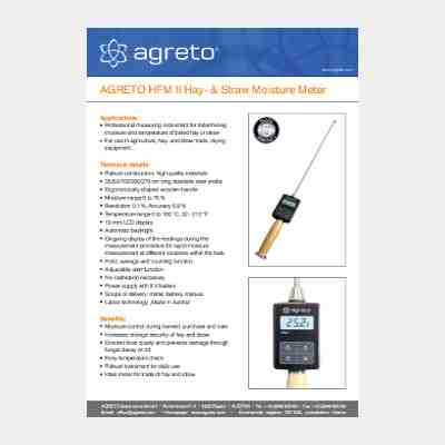 AGRETO PFM II baler mounted moisture tester – BOCCS Store